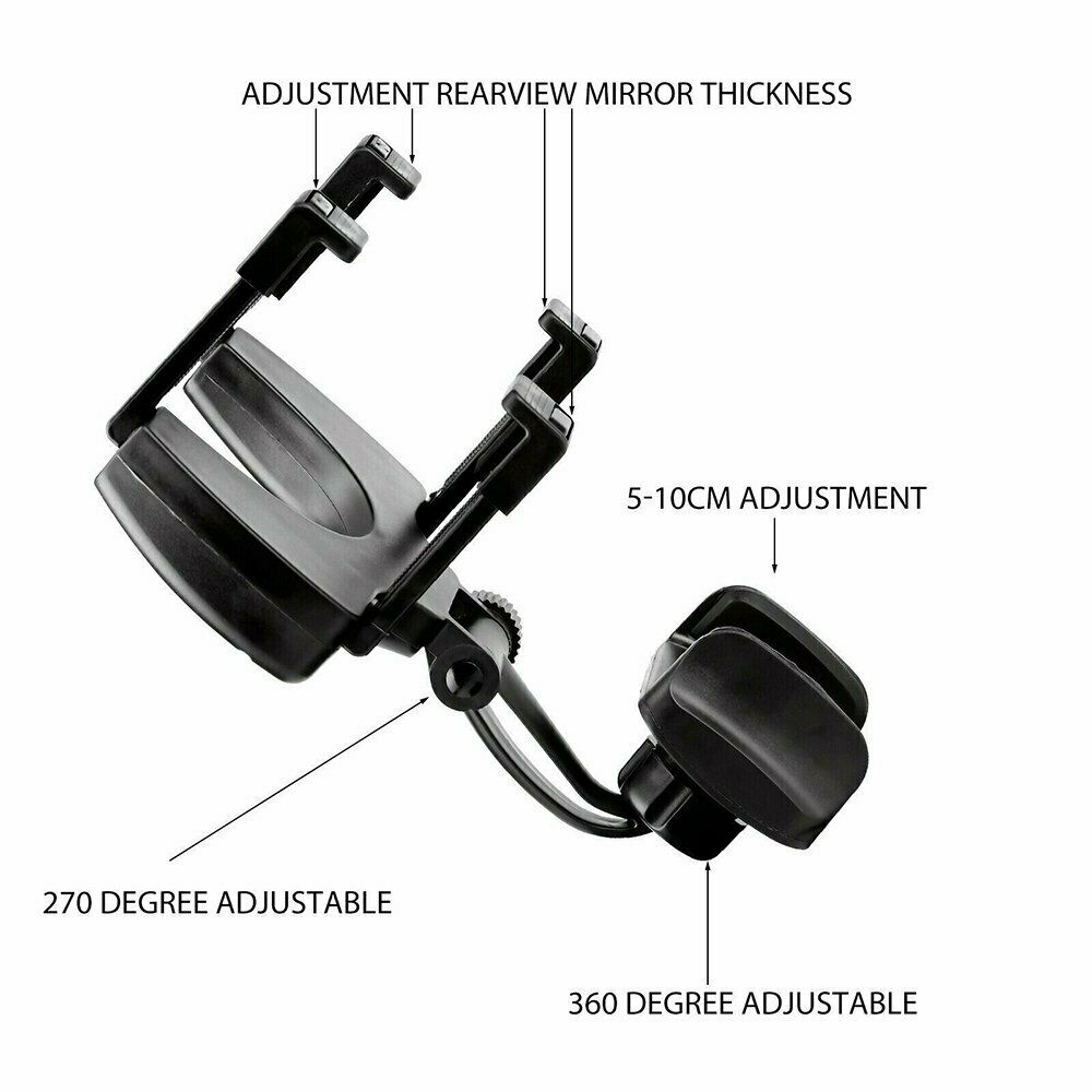 360 Rotation Car Mount Stand GPS Cell Phone Holder