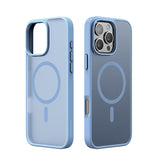 Magnetic Phone Case Simple Skin Sense Full Cover Transparent Protective Case