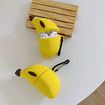 Banana airpods Pro protective silicone Case