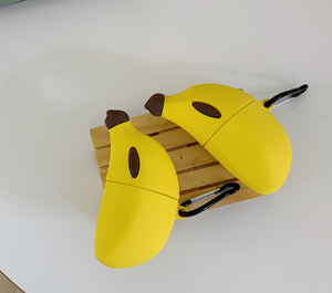 Banana airpods Pro protective silicone Case