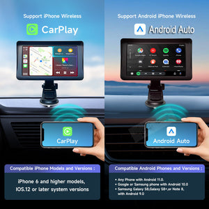 IPS Car Smart Screen Auto Mobile Phone Projection 7 Inch