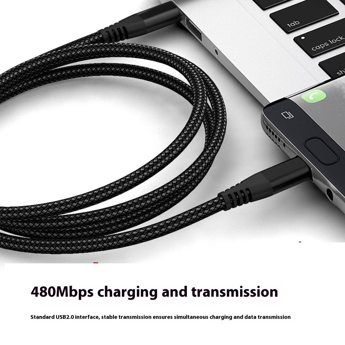 Braided Double Typec Fast Charging Cable