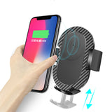 PURERADIAN:tm: Wireless Fast Charge Car Phone Holder