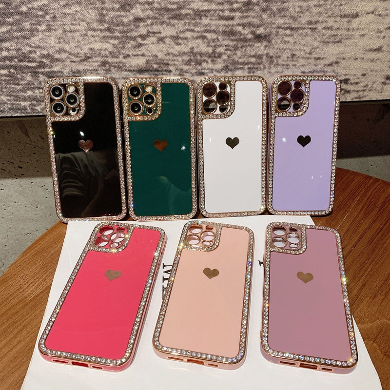 Crystal Diamond Edge Electroplating Protective Cover