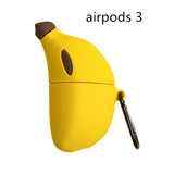 Banana airpods Pro protective silicone Case