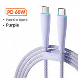 USB Type C To USB C Cable 100W 66W Fast Charging