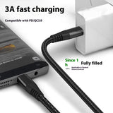 Braided Double Typec Fast Charging Cable