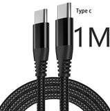 Braided Double Typec Fast Charging Cable